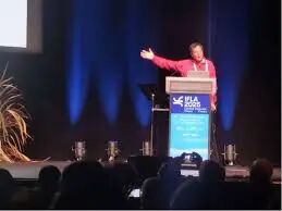 俞孔坚教授在第61届IFLA 世界大会上发表主 ...