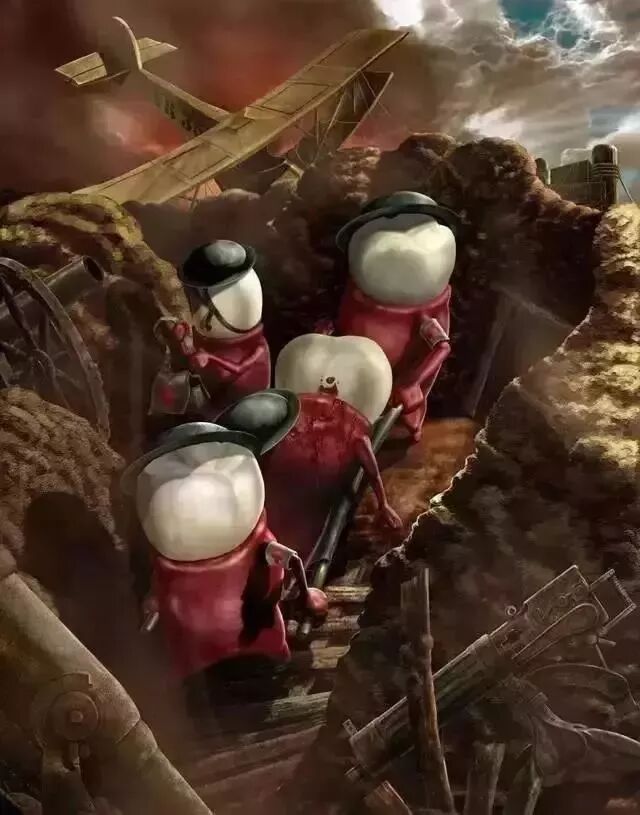 口腔界的神宣传文案，让你换个角度去了解你的牙齿！