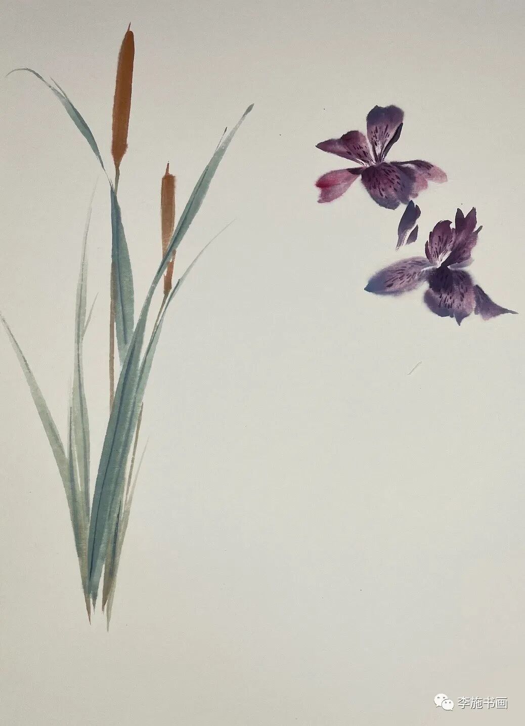 国画教程写意 花弄影 全网搜