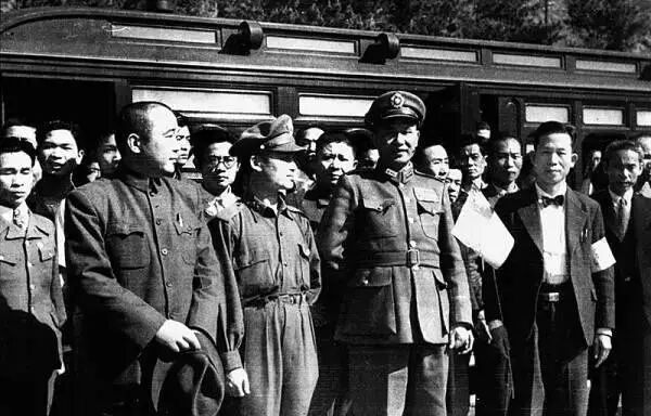 白崇禧在台中宣慰