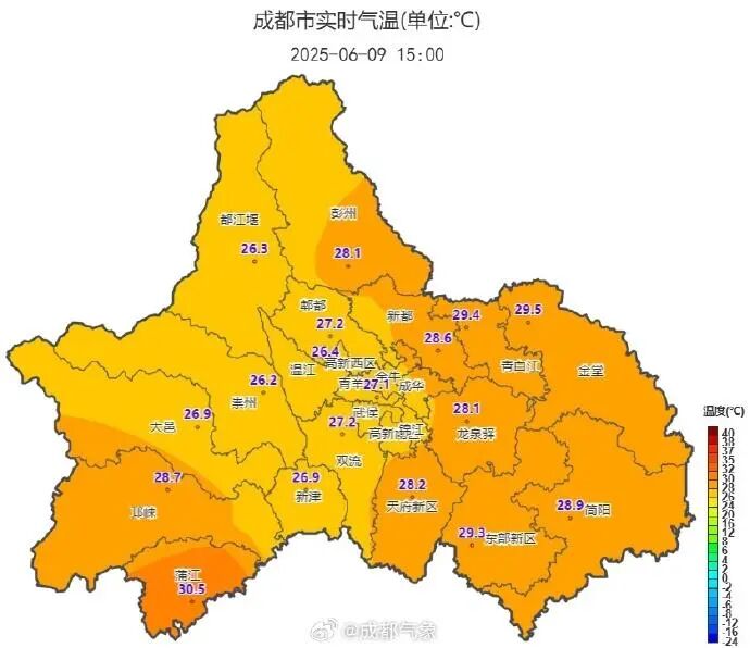 或突破极值！未来一周，成都直冲39℃插图1