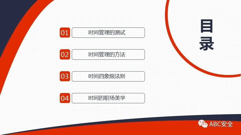 大学生四象限时间管理法ppt