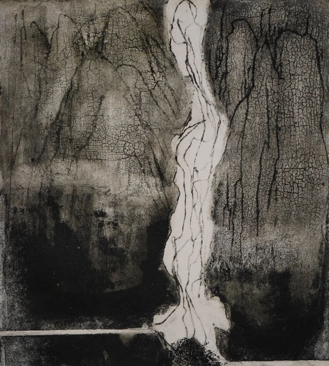 唐文章 《巴渝之水天山来》 综合版画.jpg