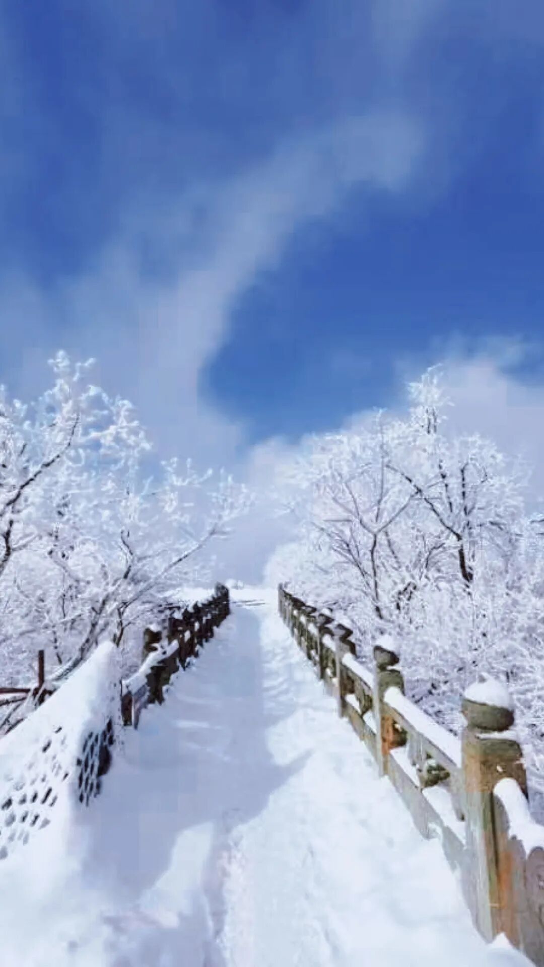 嘿你要的武当山最新雪景壁纸来喽