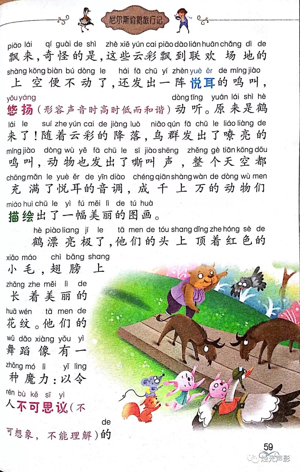 尼尔斯骑鹅旅行记~鹤之舞表演大会~6