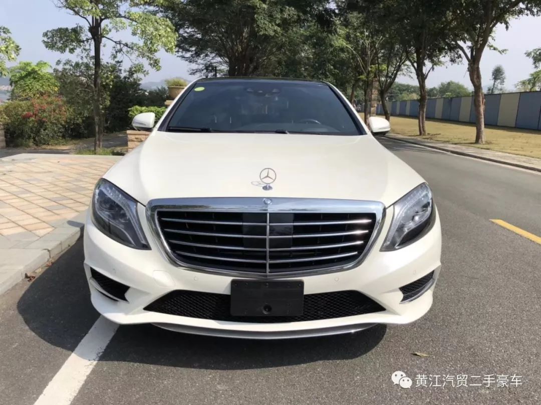 45w16款奔驰s550 无匙进车 无匙启动 全时四驱 全景天窗 拨片换档 多功能方向盘 底盘升降 柏林之声高级音响 黄江汽贸二手豪车