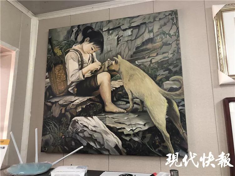 南京城南摆摊卖煎饼的“画家”：一手烟火，一手画笔
