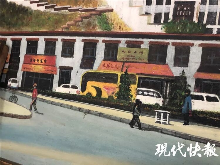 南京城南摆摊卖煎饼的“画家”：一手烟火，一手画笔