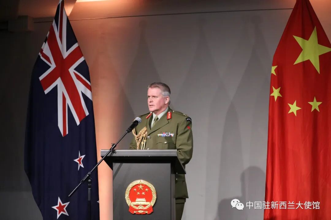 中国驻新西兰大使馆举行庆祝建军95周年招待会_西班牙_新闻_华人头条