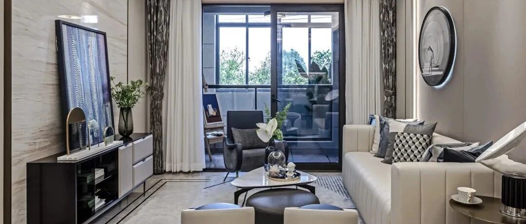 98㎡现代轻奢风，小空间也显档次！