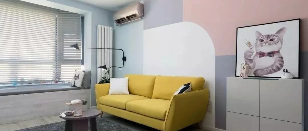 100㎡马卡龙糖果色系的家，少女心满满！