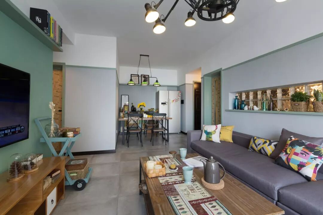 76平米混搭怀旧风，尽显小资风情