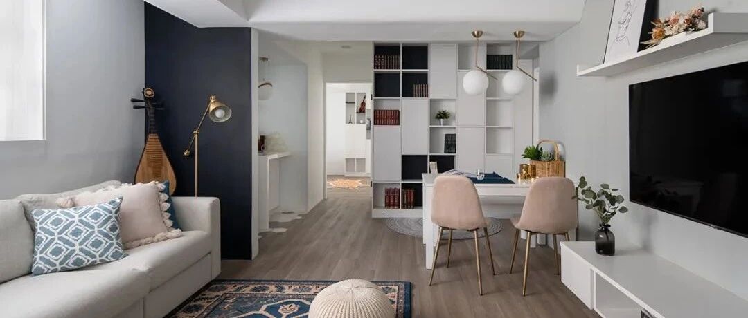 65㎡改出3室2厅+小书房，老破小完美逆袭！