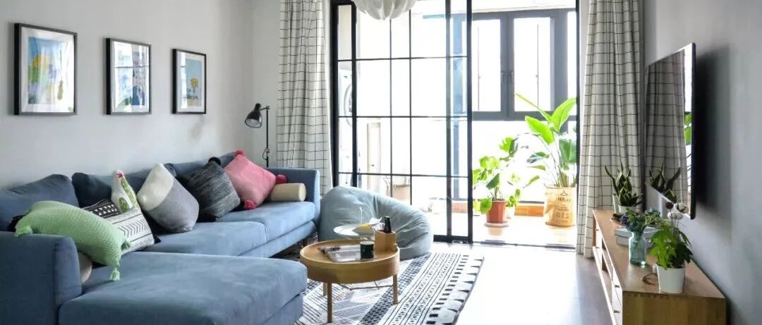 94㎡北欧两居，阳台改造榻榻米很惊艳！