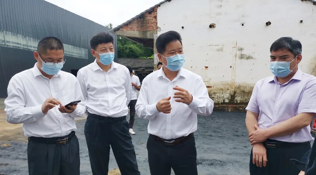 张杨彬调研防洪防汛地质灾害整治旅游综合开发工作