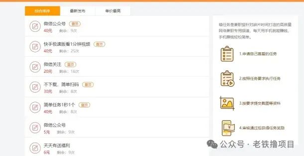 适宜初学者操作的零撸本业—赏金各项任务网络平台选集 完成各项任务奖赏35米 无下限！(图11)