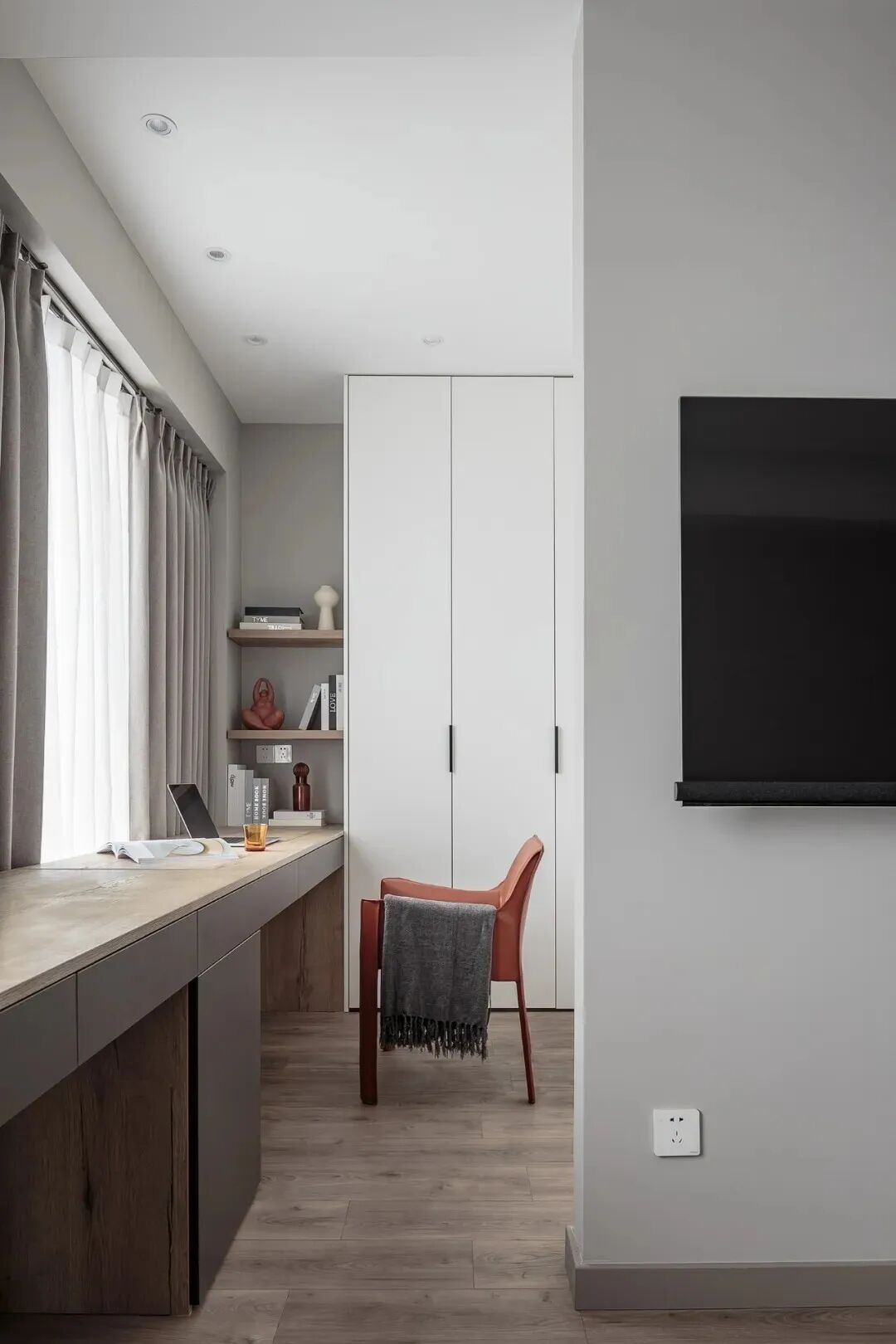 她家87㎡小户型，明明装修很简单，却有着藏不住的质感，氛围太好了