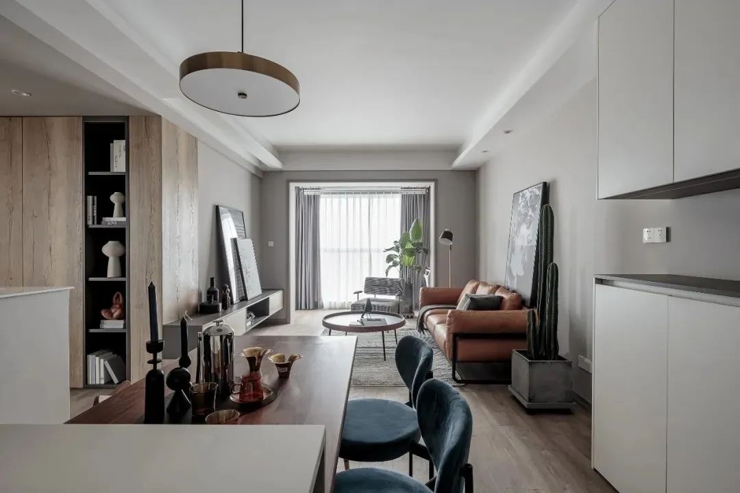 她家87㎡小户型，明明装修很简单，却有着藏不住的质感，氛围太好了