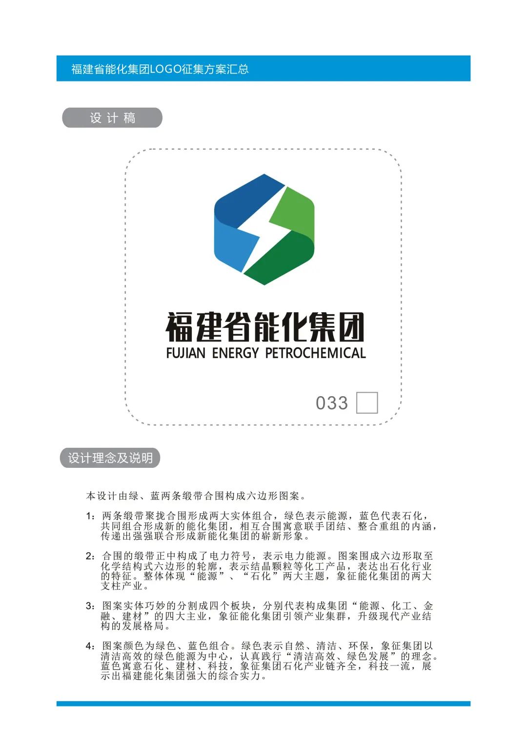 福建省能源石化集团有限责任公司logo标识设计方案征集入围作品-设计