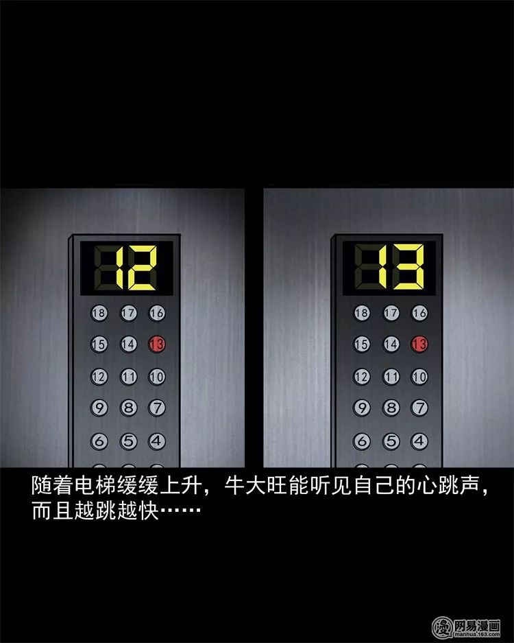 【靈異漫畫】《電梯》詭異的13樓 靈異 第62張