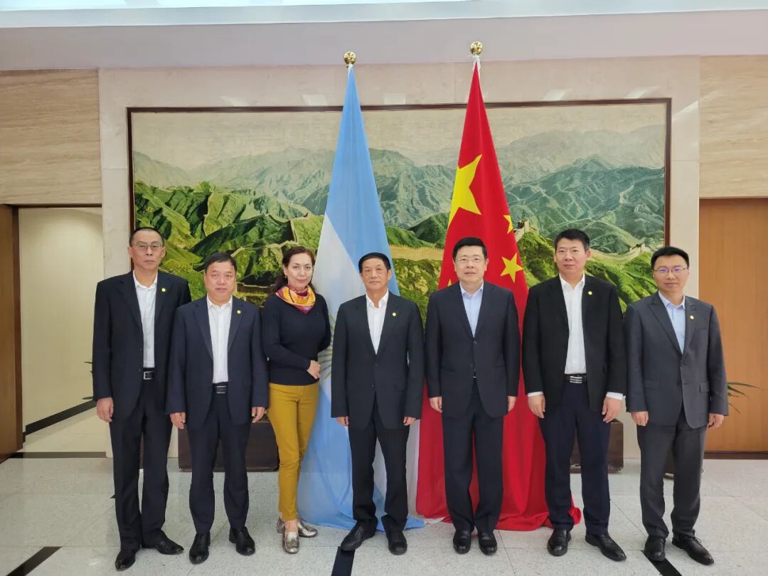 使馆公使衔参赞夏娣娅(经商),葛洲坝国际公司党委书记,董事长刘怀亮