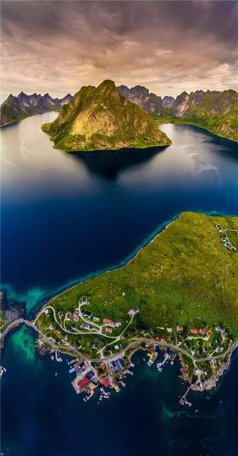 航拍世界上最美的渔村简直美得无与伦比喜号