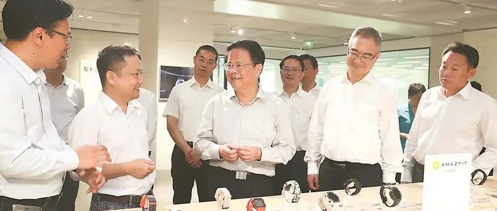 郑栅洁王清宪在合肥市调研企业发展
