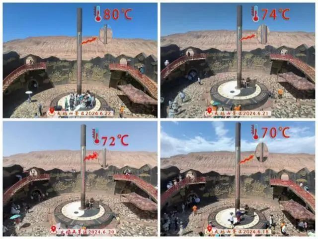 新疆吐鲁番地表温度达81℃