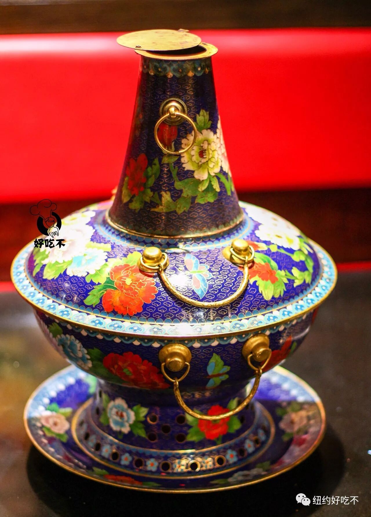 景泰蓝铜锅一上桌, 颜值第一就妥妥的是它了!