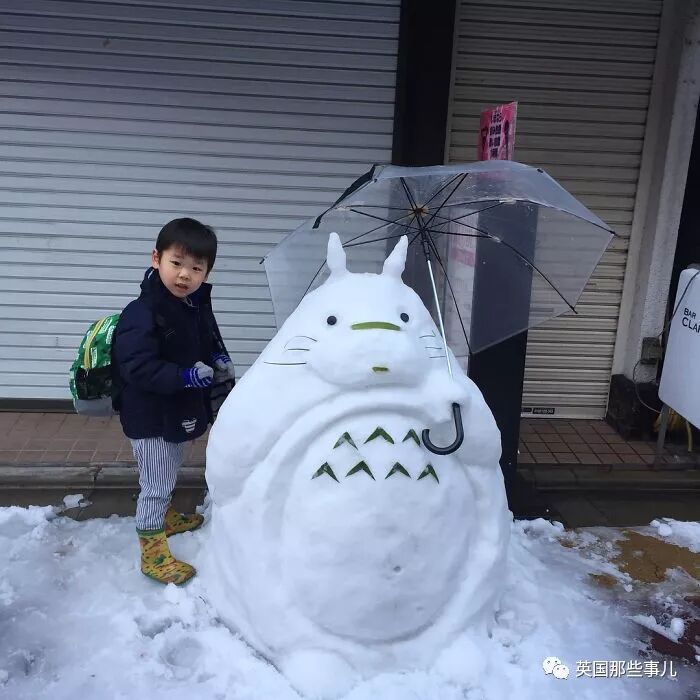 一场东京暴雪，一夜之间霓虹人民堆雪人的脑洞再也关不住了！（组图） - 5
