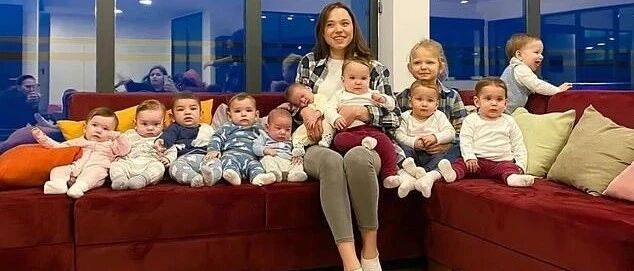 俄罗斯女孩嫁富商一年代孕10个娃，还计划再代孕105个！？