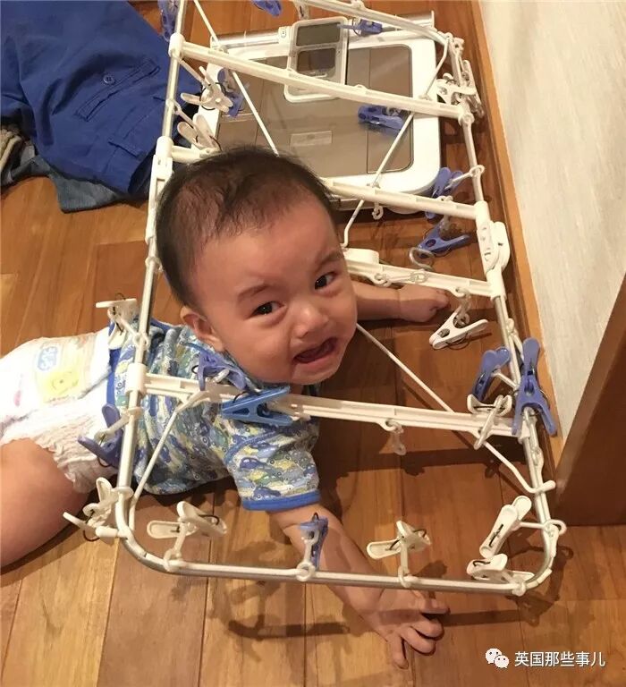 所謂育兒，視線一離開，可能馬上發生讓爹媽腦殼痛的慘案…… 親子 第4張