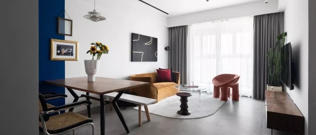 89㎡北欧混搭风三居室，色彩丰富收纳好，很有艺术感！