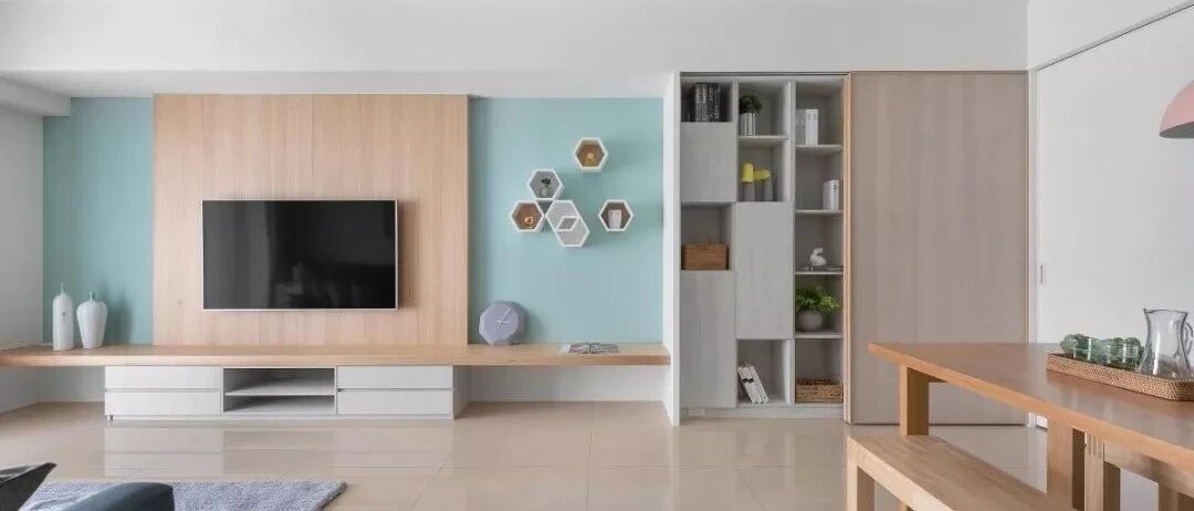 112㎡现代北欧三居室，刷漆墙面，定制收纳柜，实用飘窗都很赞