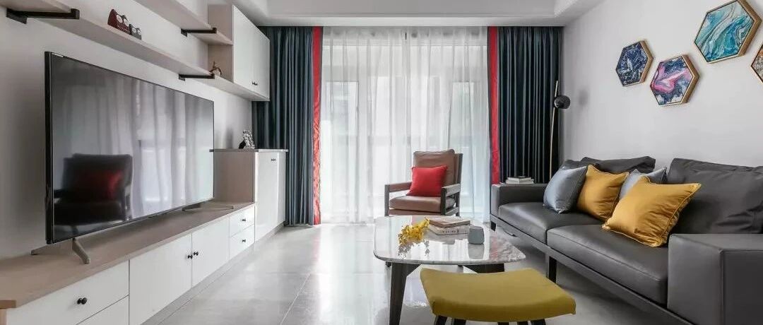 90㎡简约北欧风三居室，清新漂亮收纳好