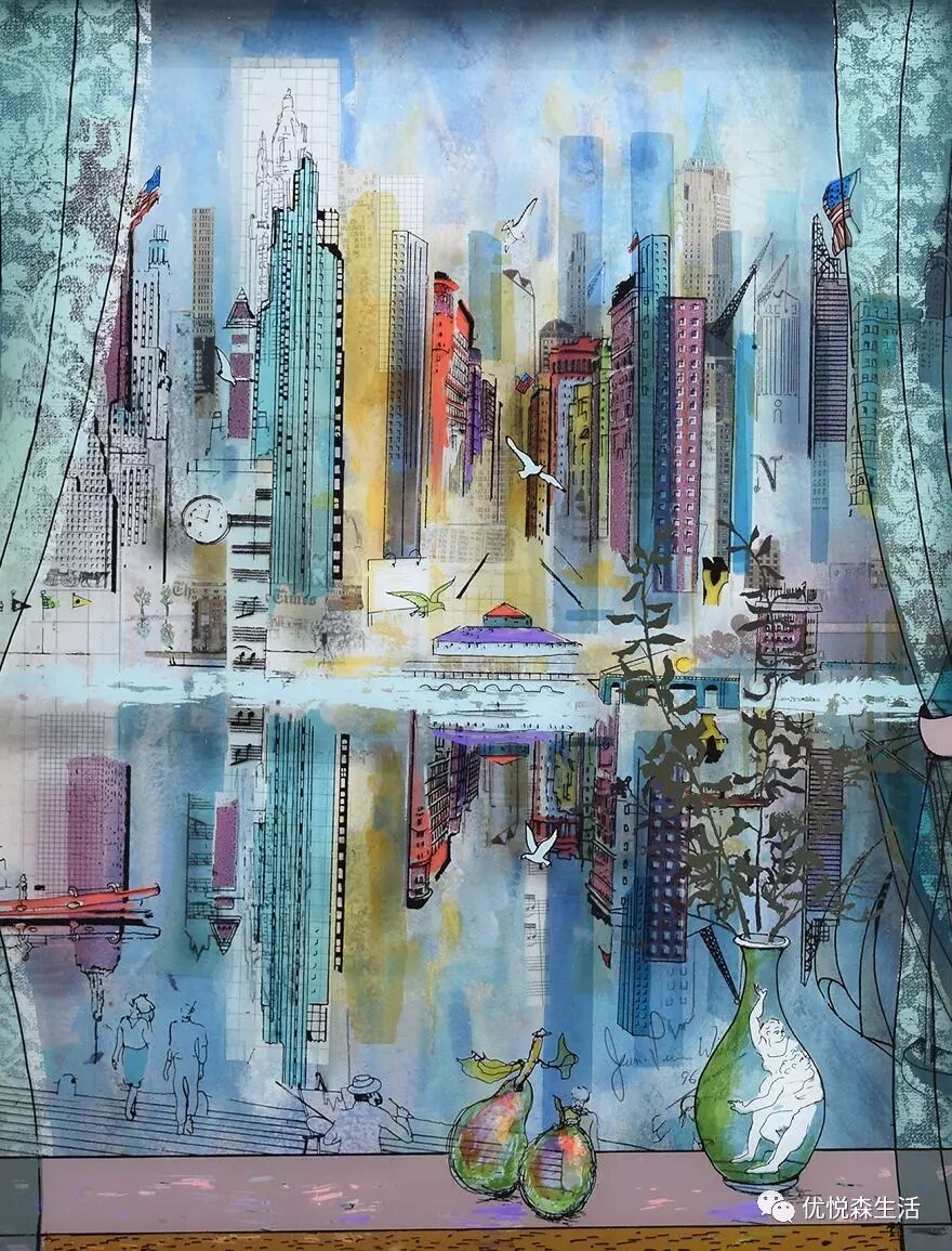 就产生了不同的明暗,阴影,透视等效果