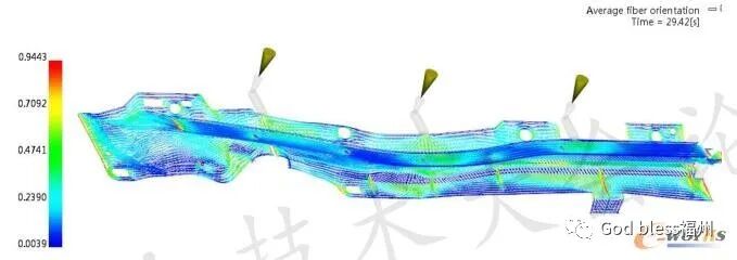 玻纤材料方向对进气格栅行人保护的影响的图11