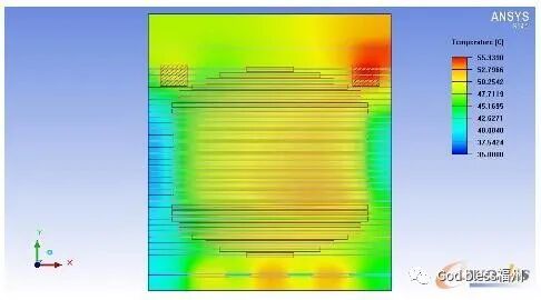 某有源相控阵天线冷板散热仿真分析的图3