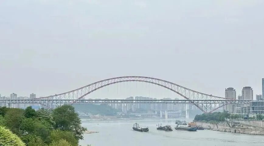 今日重庆中心城区多云。第1眼TV-华龙网记者 刘钊 摄