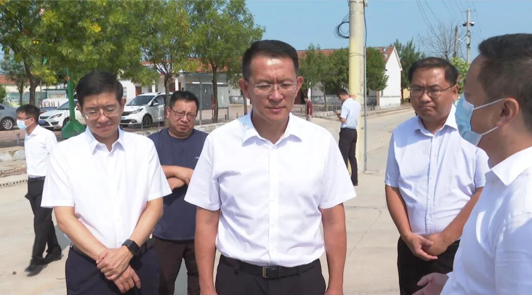 东营市河口区委副书记区长李宝带队现场调研农村污水处理工作进展情况
