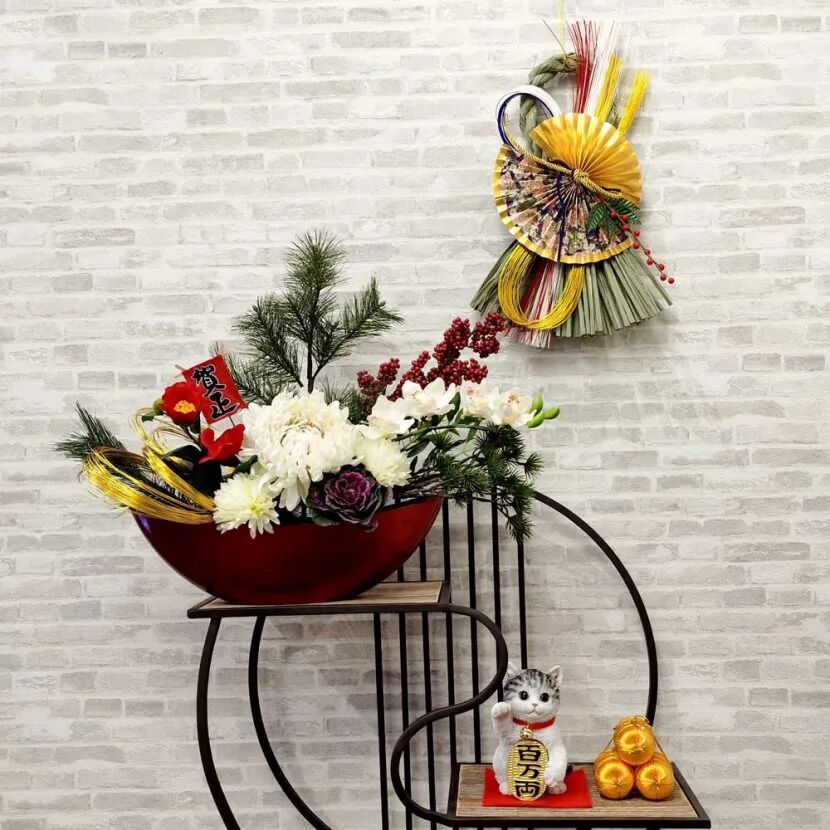 吉祥喜庆，来看看日本年宵时节的“正月花”