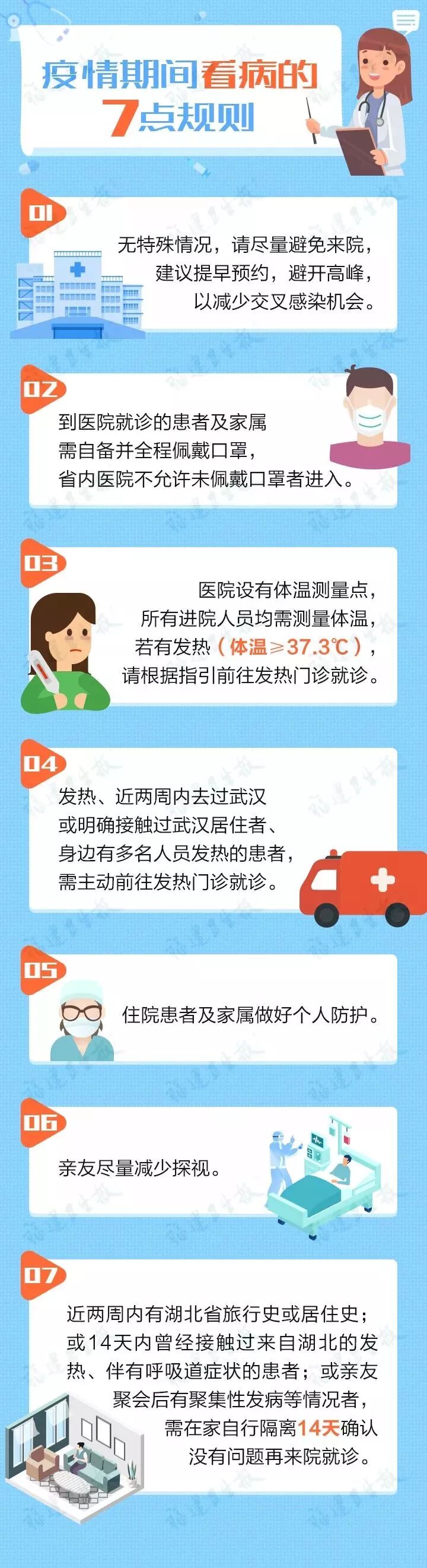 现在去医院看病安不安全？不必恐慌！遵守好规则，有病及时去医院