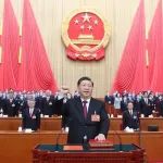 十四届全国人大一次会议选举产生新一届国家领导人 习近平全票当选国家主席中央军委主席