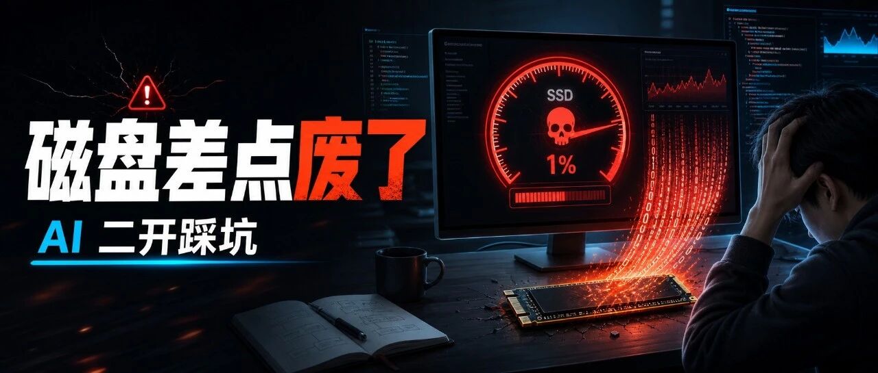 我用开源项目让AI做了个工具，结果差点把磁盘干废了