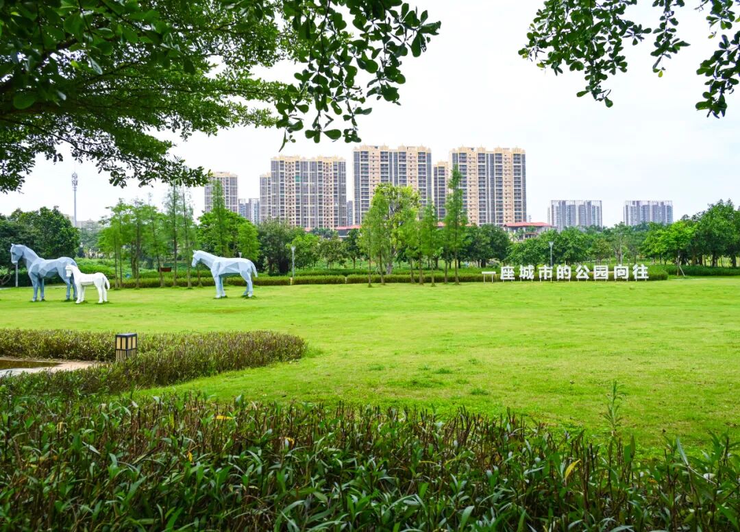 阳江一新公园即将建成开放