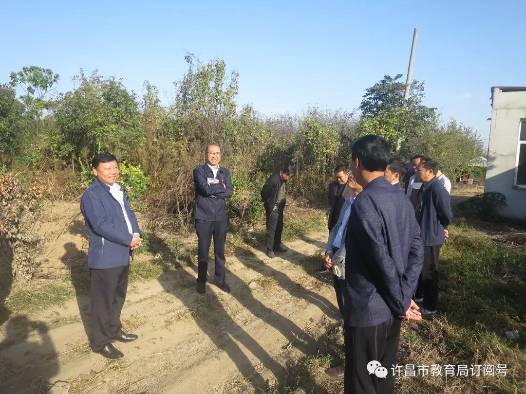 “泛亚电竞”鄢陵县副县长靳喜民到新建学校项目调研(图1)