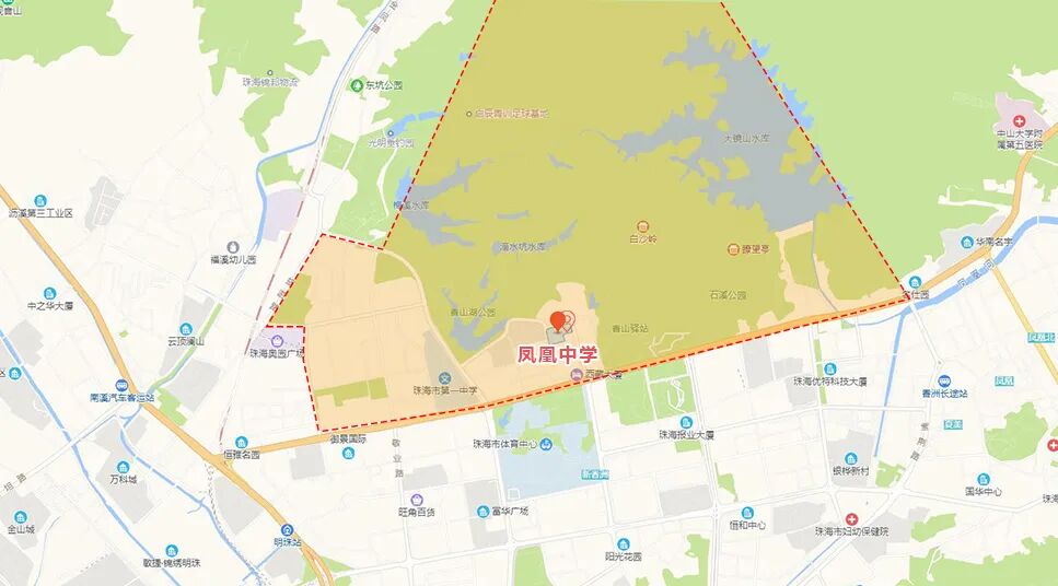 凤凰中学正式揭牌9月开学36个教学班1800个学位