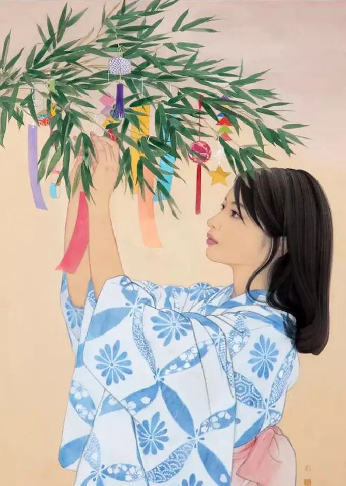 纯净靓绝，日本画家大竹彩奈笔下女性的线条，极富美感|ART艺术共赏 