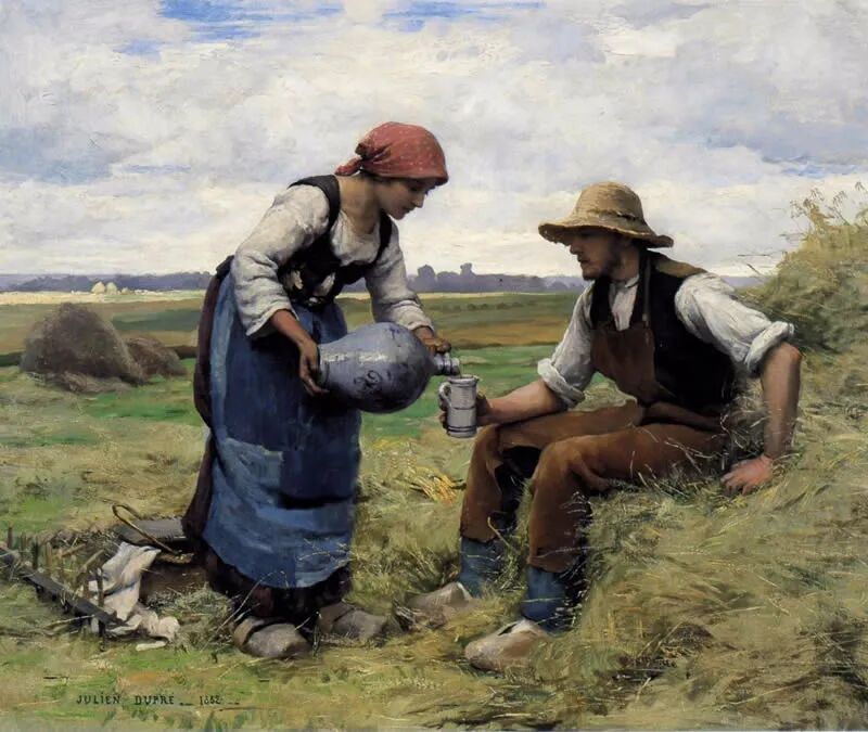 劳动最光荣盘点世界名画里的劳动者