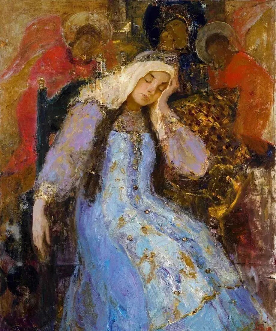 俄罗斯女画家安吉丽卡的油画用色大胆自信